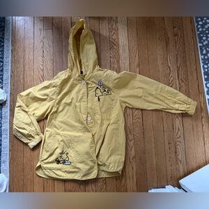 Zara Yellow Snoopy Hooded Jacket - Size 11 / 12